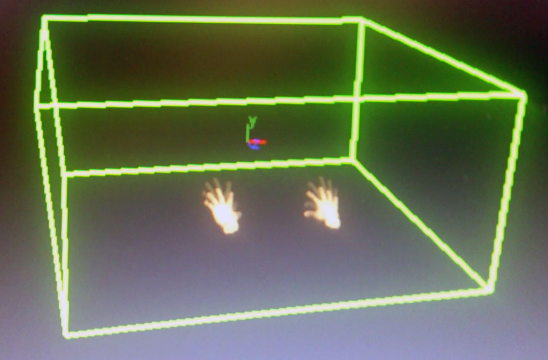 Hands aligned in gameworks simulation